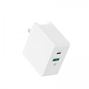 KPS-8006LC PD + QC3.0 / 5V3A 2 portos fali töltő